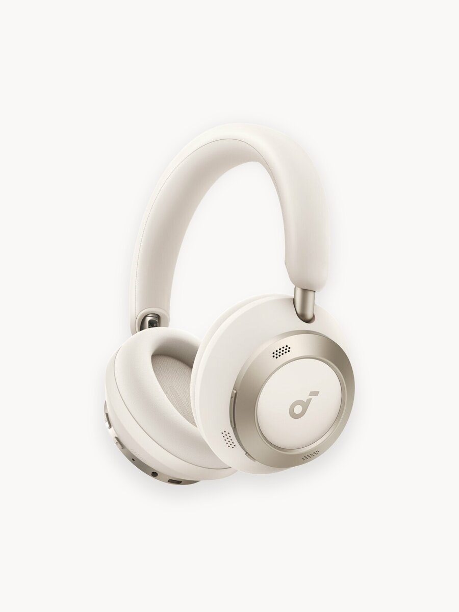 Беспроводные наушники Anker Soundcore Space One Pro, полноразмерные, белый (A3062G21)
