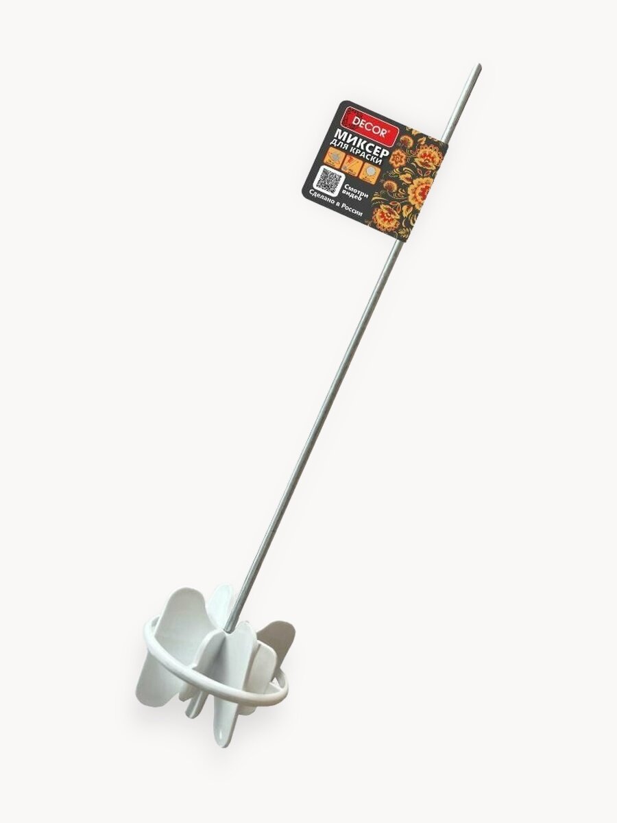 Миксер строительный насадка венчик для краски PROFI Decor, диаметр 90 мм /насадка на шуруповерт, дрели
