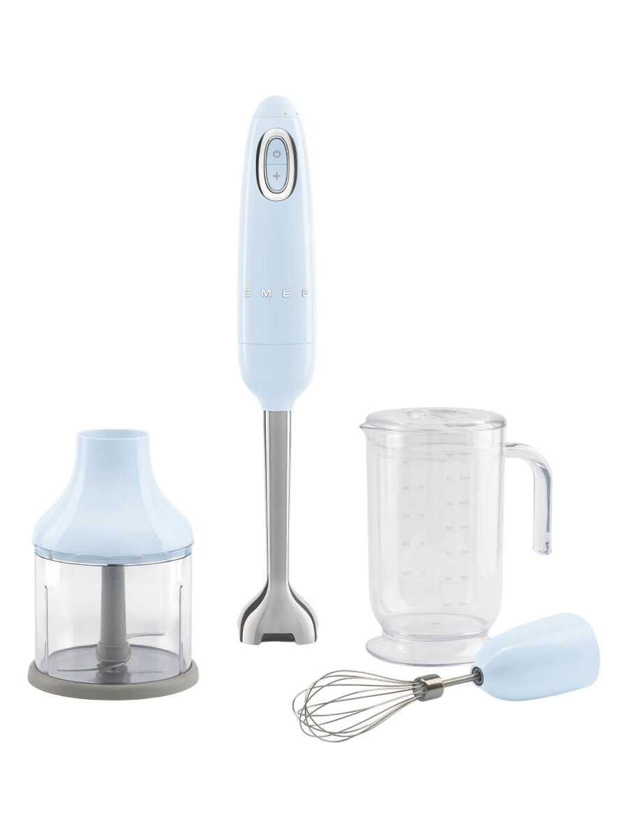 Блендер погружной SMEG HBF03PBEU, пастельный голубой, официальная гарантия