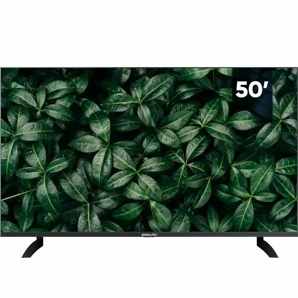 Телевизор Avalon B50MQA800, диагональ 50 дюймов, разрешение 4K, черный