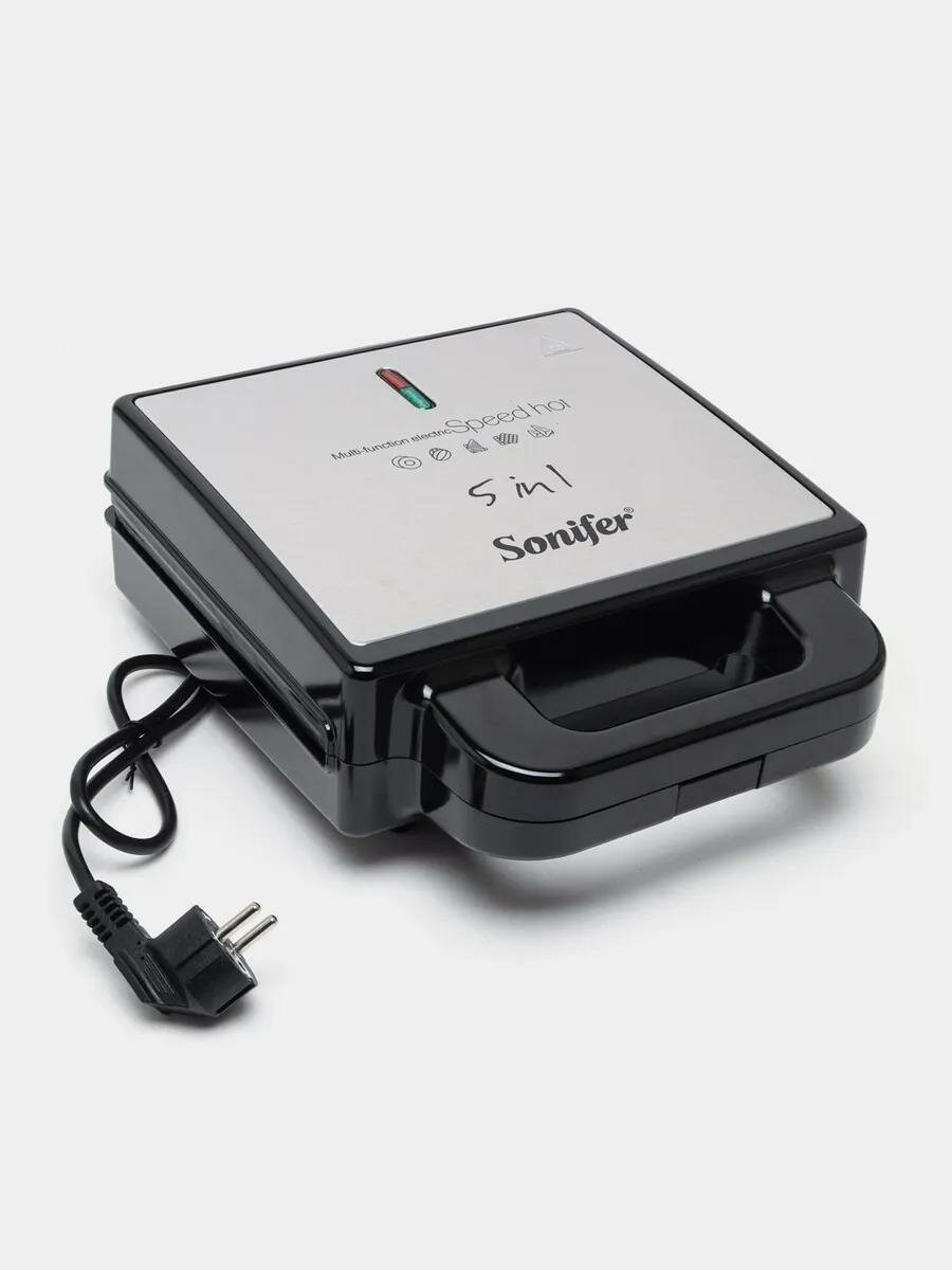 Sonifer SF-6143 вафельница 5в1, большие панели — фото 1