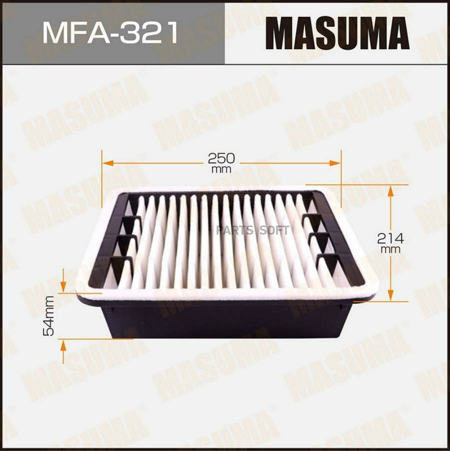 MASUMA MFA321 Воздушный фильтр A-198 MASUMA (1/40)