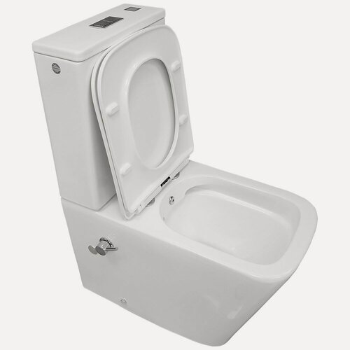 Изображение товара Унитаз Bloomix X-Cube AD3003RSB/UF1 Ceramic+ безободковый с функцией биде и смесителем