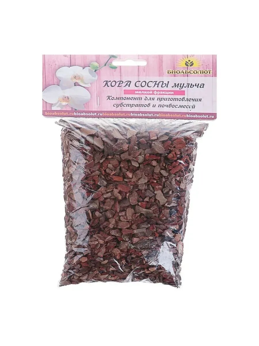 Кора сосны мелкая фракция для мульчирования, 3 шт.