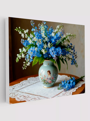 Изображение товара Картина по номерам "Летний букетик" 40х50 см, хлопковый холст на подрамнике, акрил, Hobby Home