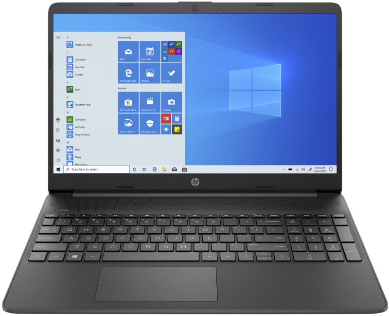 Ноутбук HP 15s-eq2012ne (4D4Q4EA) / AMD R5-5500U / 8GB / SSD 512GB / 15.6", цвет-черный