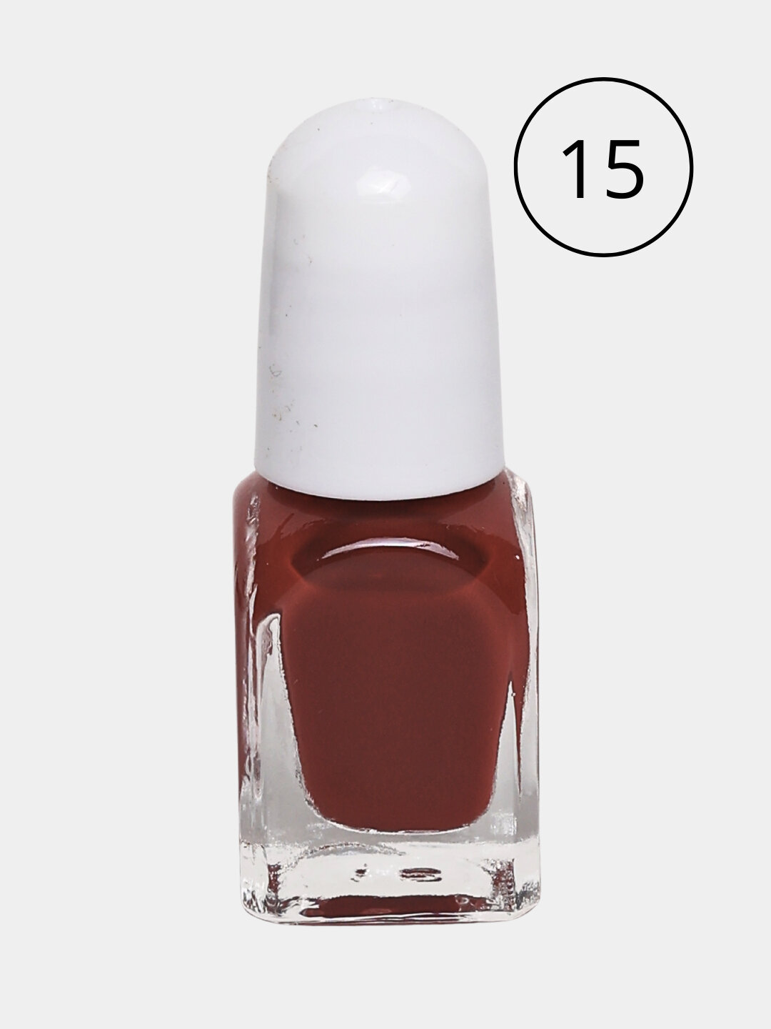 Лак для ногтей "Мини-Лак №15", быстросохнущий, аметистовый, глянцевый, 5мл — фото 1