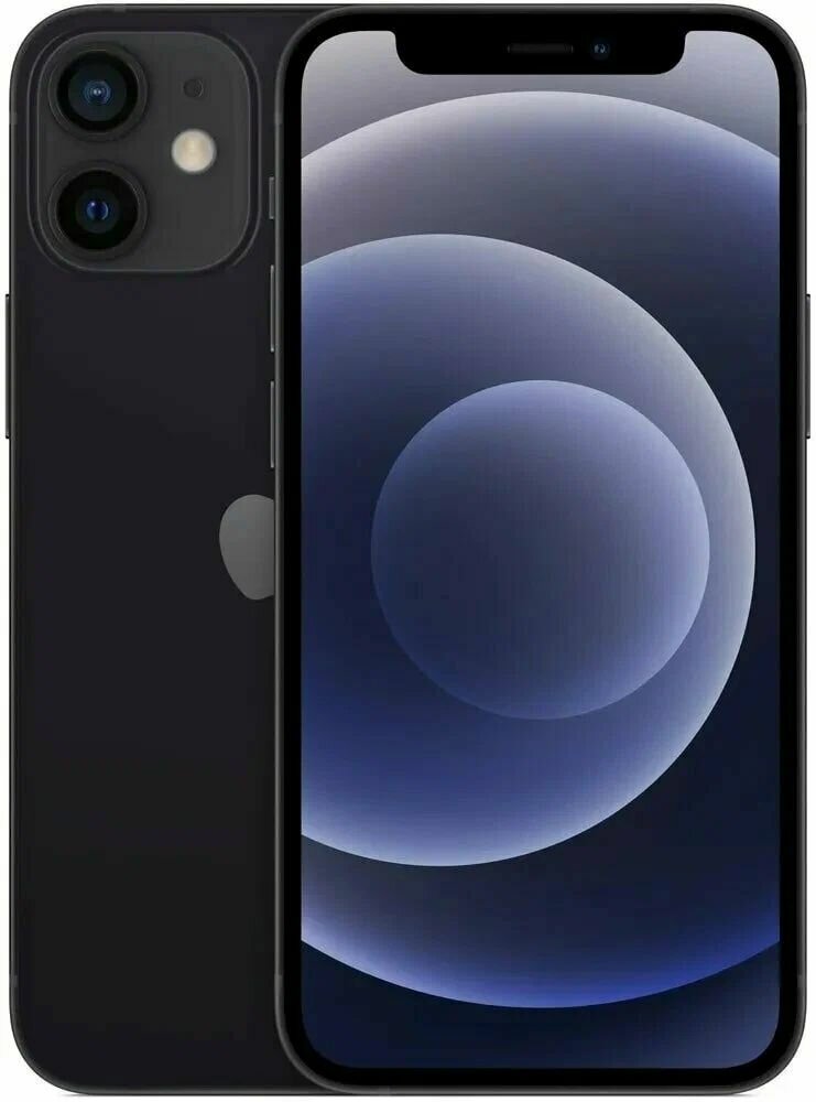 Смартфон Apple iPhone 12 64 ГБ nano SIM + eSIM, Черный