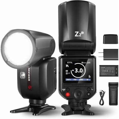 Вспышка NEEWER Z2-C TTL для фотоаппарата Canon с поворотной головкой 21990₽