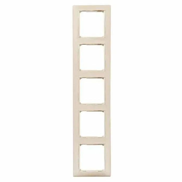 774355 Legrand Valena - Рамка 5 постов - слоновая кость — фото 1