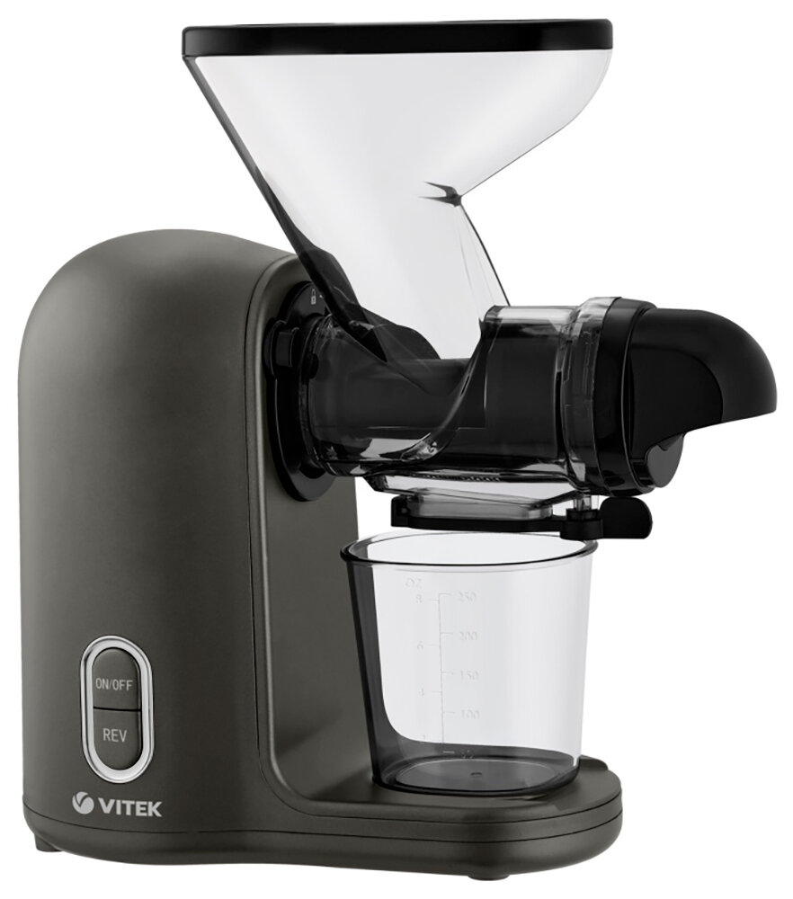 Соковыжималка шнековая Vitek VT-3715, 300 Вт, черный