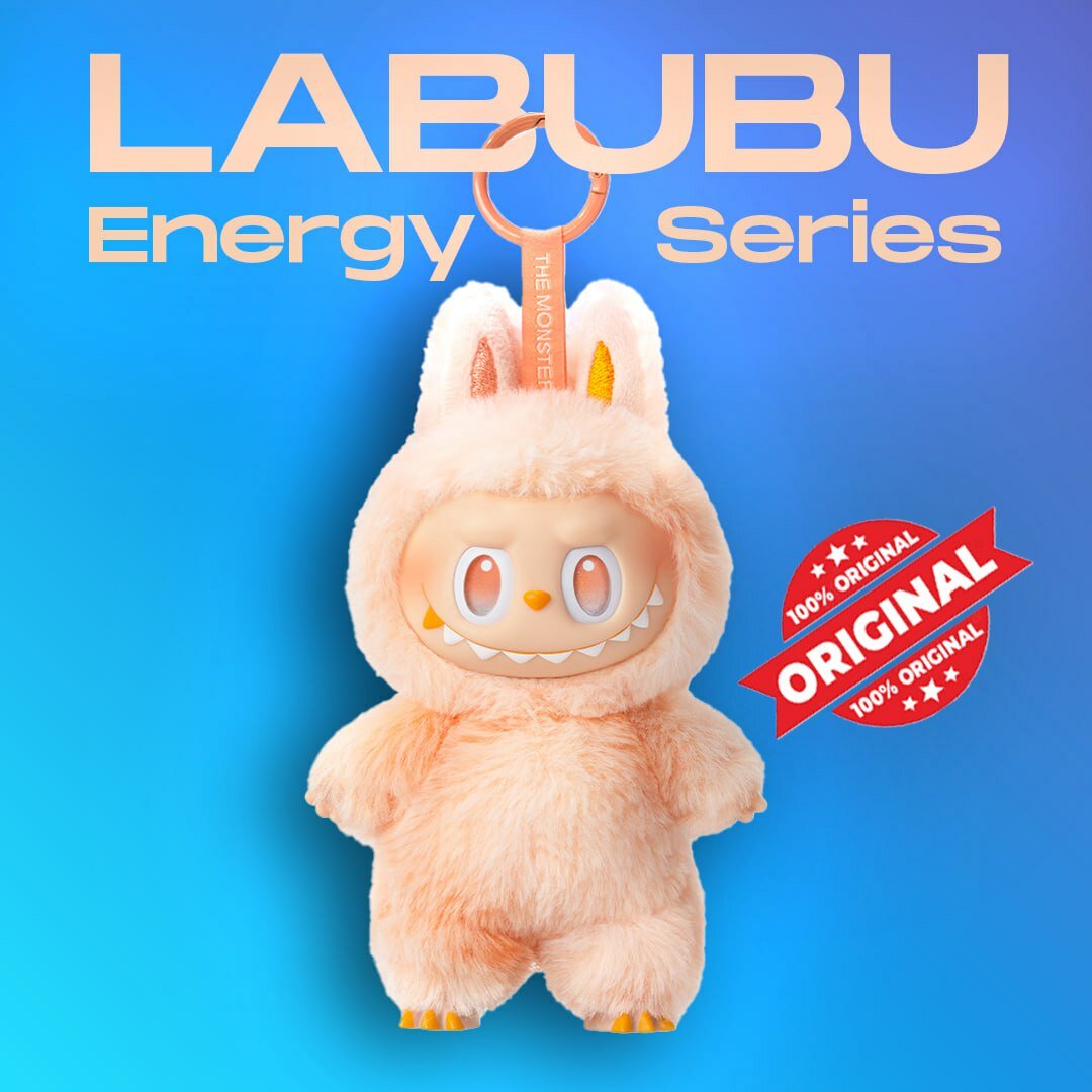 Оригинал POP MART Labubu (Лабубу) The Monsters, Big into Energy Series — случайная фигурка, брелок, игрушка, кукла Оригинал