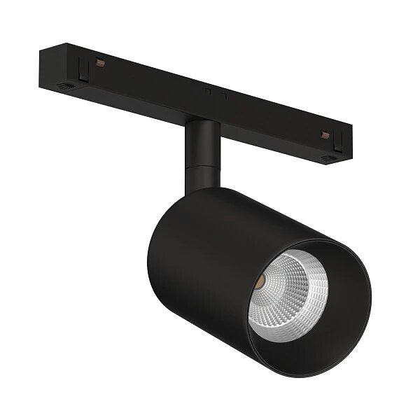 Светодиодный светильник LeDron Sagi S60 ( Dim 0-10V ) 48V 3000K 12.5W 1150Lm Black для маг-х треков