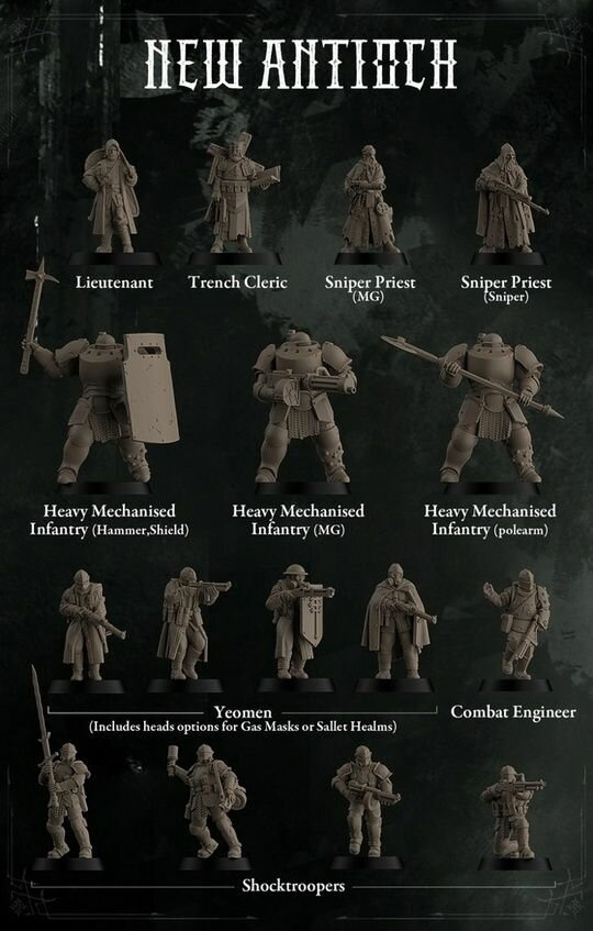 Набор №10 "New antioch", Trench Crusade