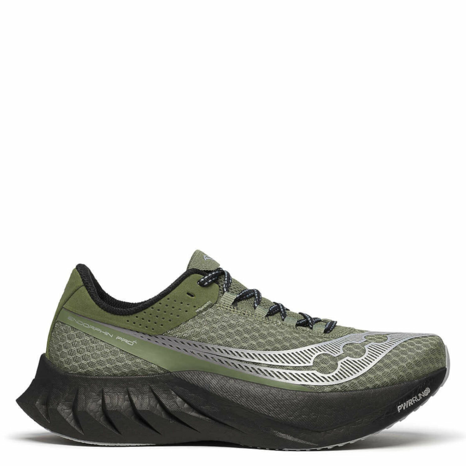 Кроссовки saucony saucony endorphin pro 4 olivine/black, размер 9 US, зеленый