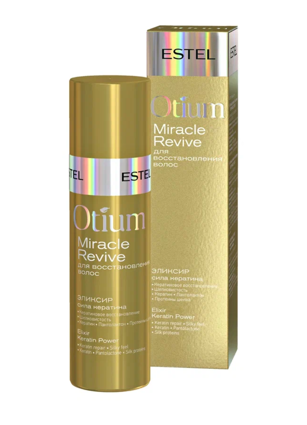 ESTEL Эликсир для волос Сила Кератина Otium Miracle Revive, 100 мл