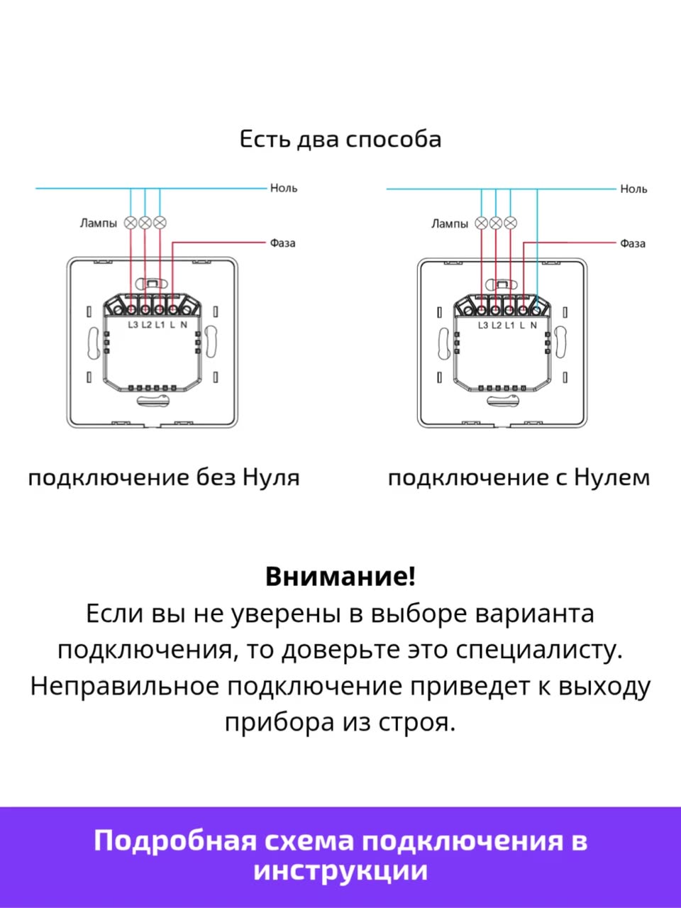 Умный выключатель Tuya ZigBee, две клавиши, в умный дом, Алиса — фото 1
