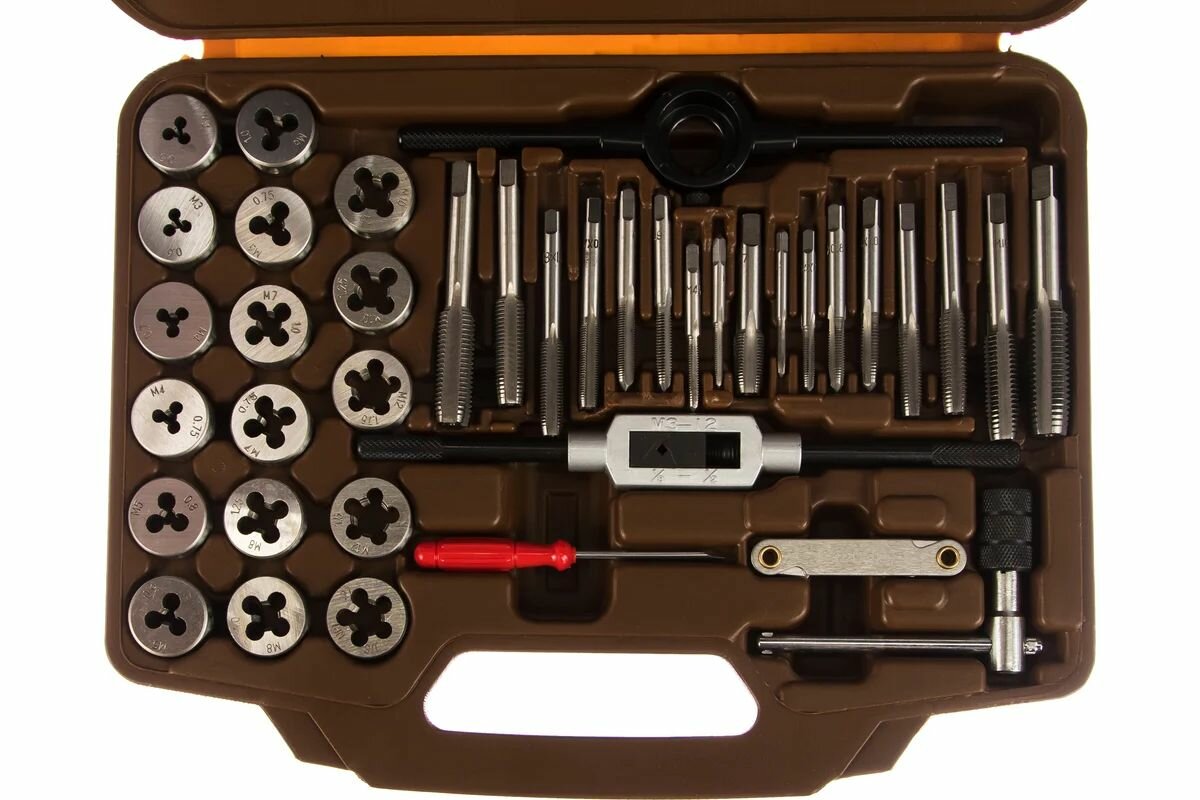 Набор метчиков и плашек, 40 предметов Ombra