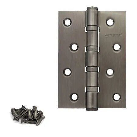 Петля врезная Apecs 100*70-B4-Steel-GRF универсальная графит 1шт.