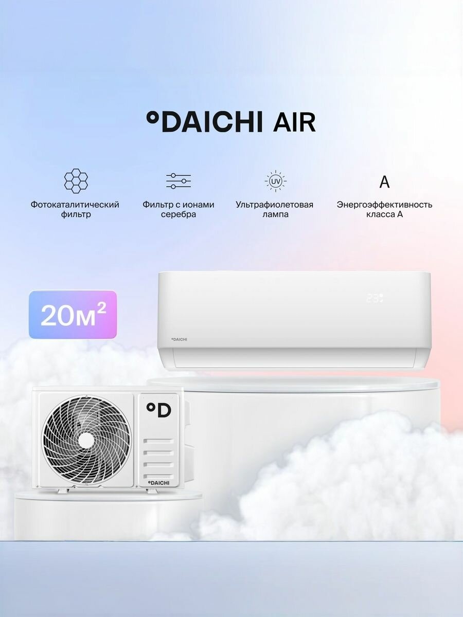Сплит-система DAICHI AIR AIR20AVQ1R/AIR20FV1R