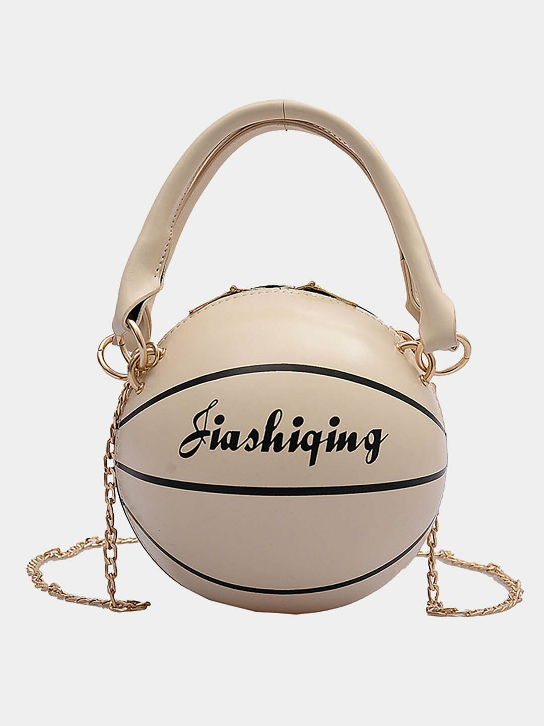 Сумка  Jiashiqing Basketball Bag, фактура гладкая, бежевый
