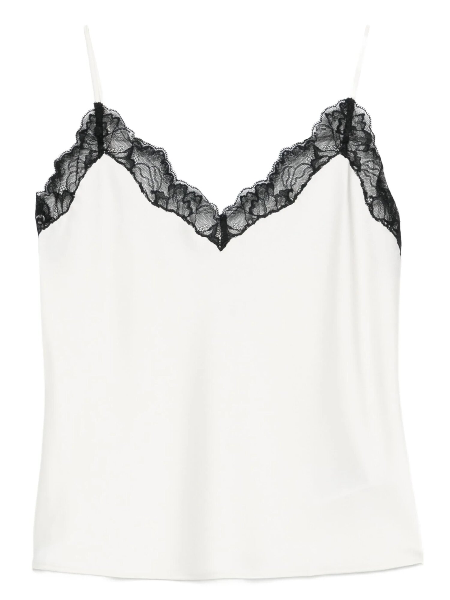 Топ Lace-trimmed camisole top