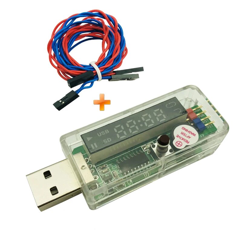USB Сторожевая карта V9.0 для компьютера с автоматическим перезапуском, синий экран, авария, Майнинг, игровой сервер с функцией резервного копирования данных для ПК, with Shell, 50cm