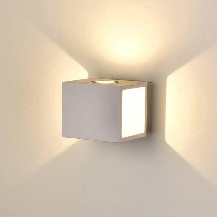 Уличный настенный светодиодный светильник DesignLed JY Kub LWA0100A-WH-WW 002796 /002796