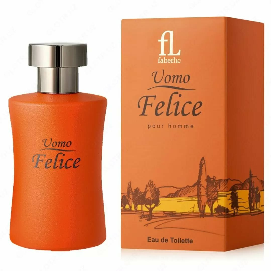 Мужские парфюм Uomo Felice Faberlic, 100 мл цитрусовый аромат