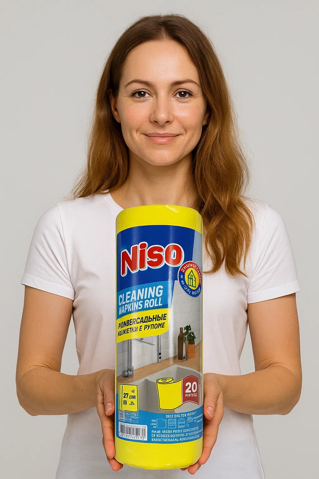 Niso СуперСалфетки в рулоне — универсальное решение для быстрой уборки без усилий в доме и на кухне — фото 1