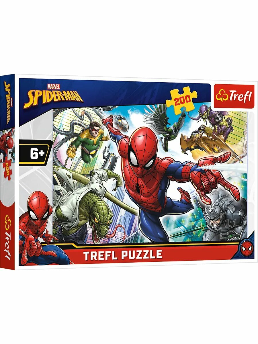 Trefl Супергерой. Человек-паук, 200 деталей midi
