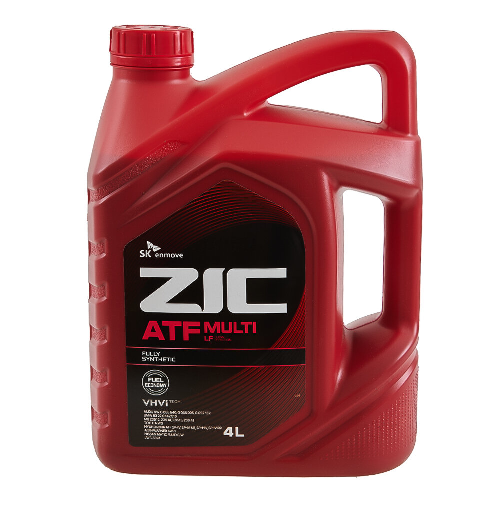 Масло трансмиссионное ZIC ATF MULTI LF синтетическое 4 л 162665