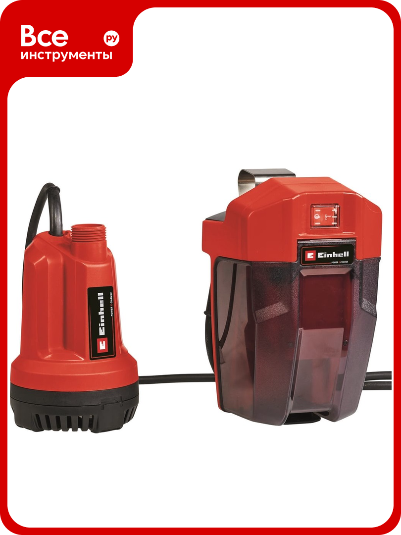 Аккумуляторный насос для чистой воды Einhell PXC GE-SP 18 Li - Solo 4181500