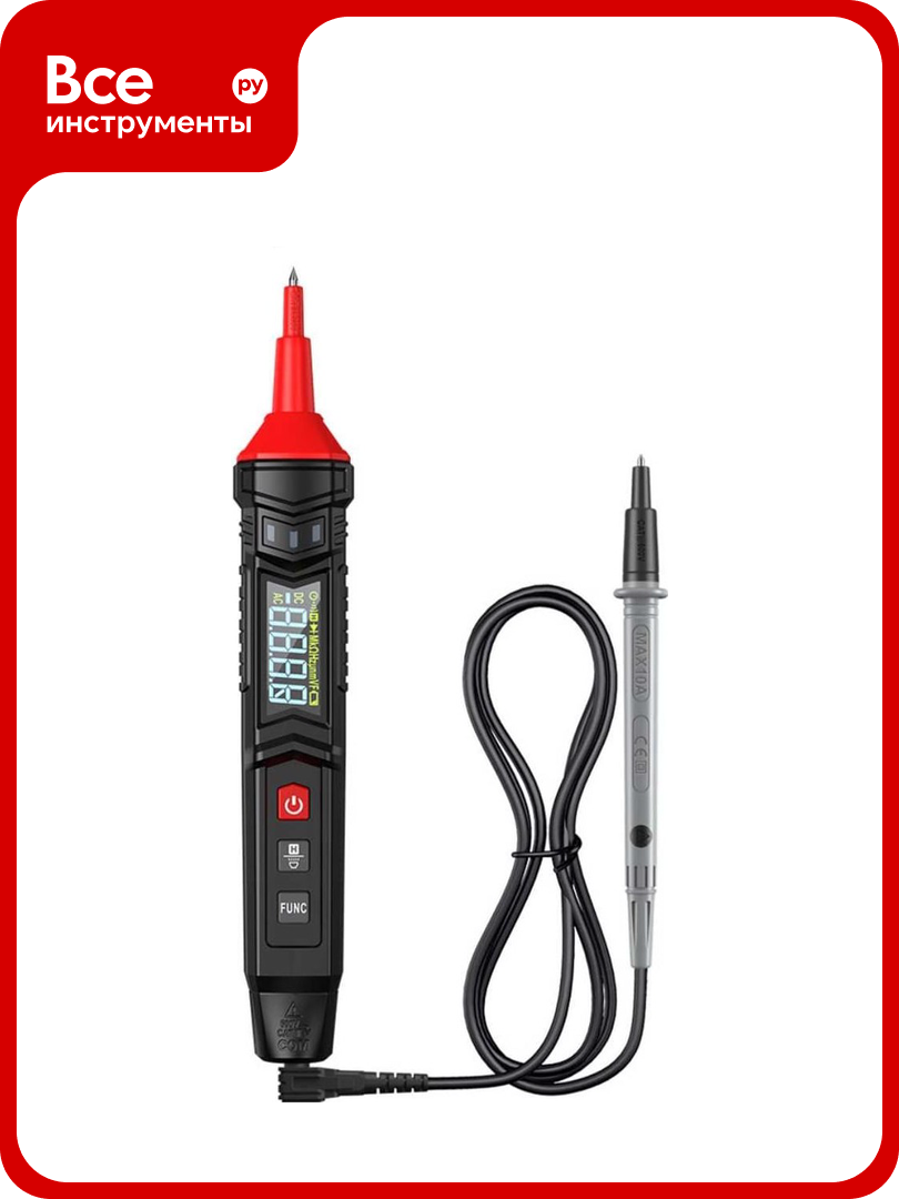 Портативный цифровой смарт мультиметр-ручка iCarTool CATIII 600 V, TrueRMS IC-M111