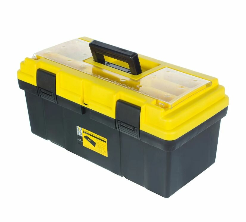 Ящик для инструмента Systec 240х230х500 мм, пластик, цвет чёрно-жёлтый