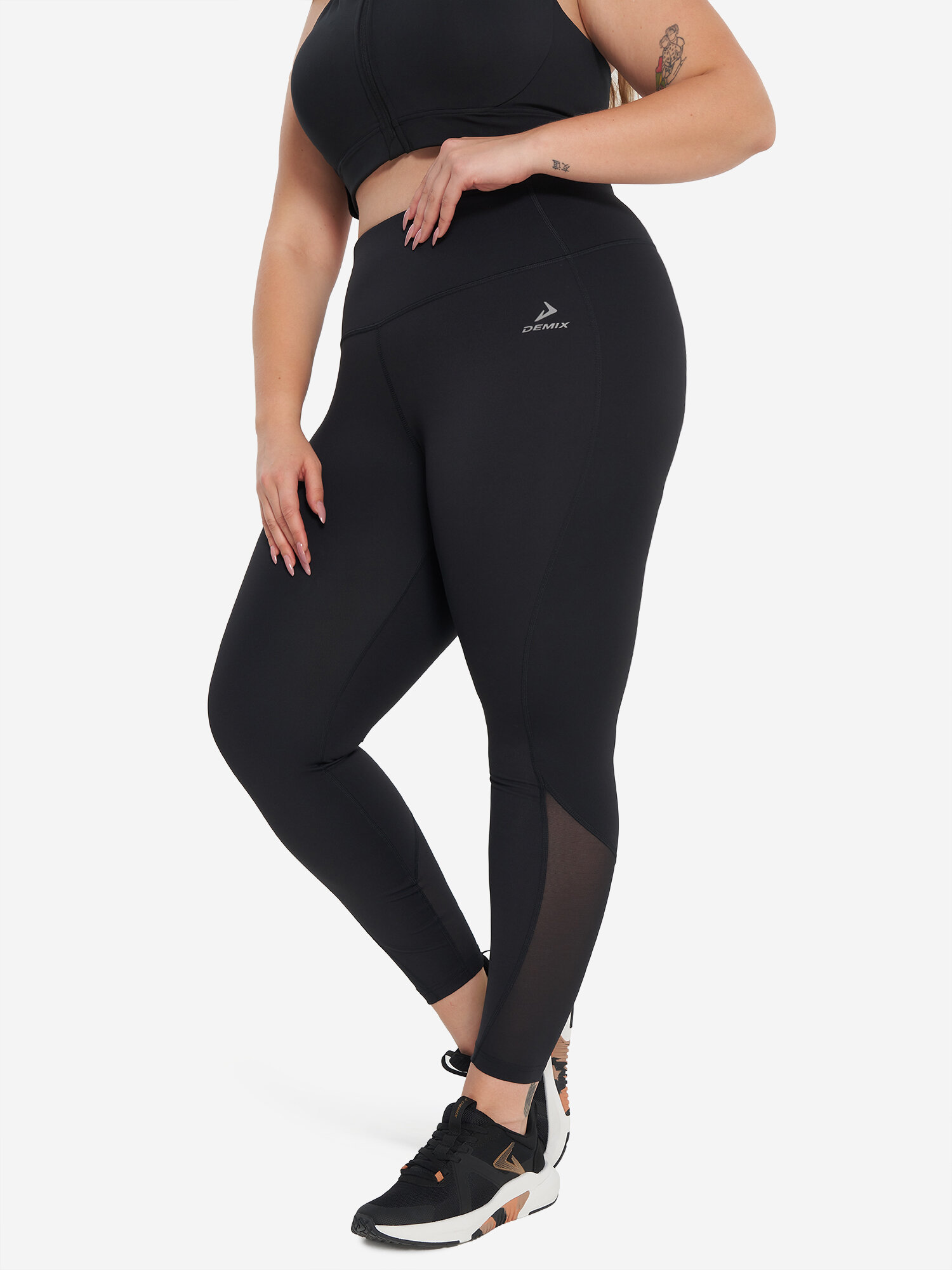 Легинсы спортивные Demix W D Fitness Leggings Plus Size, размер 58-60, черный фото