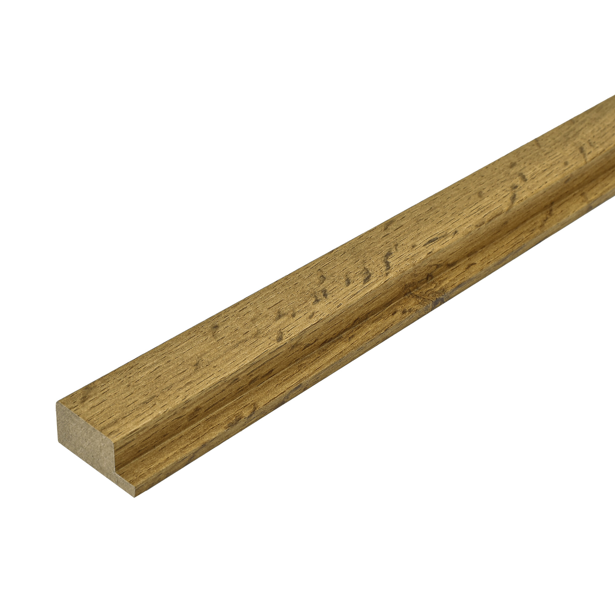 Стартовая планка для декоративных реечных панелей Дуб Вотан МДФ 2795х35х16 мм 1 шт PLASTWOOD