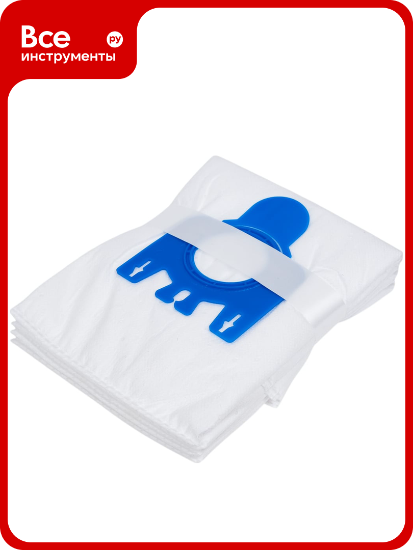 Пылесборники THN 309 M 4 шт сверхпрочные нетканые с антибактериальной обработкой TOP HOUSE 392456