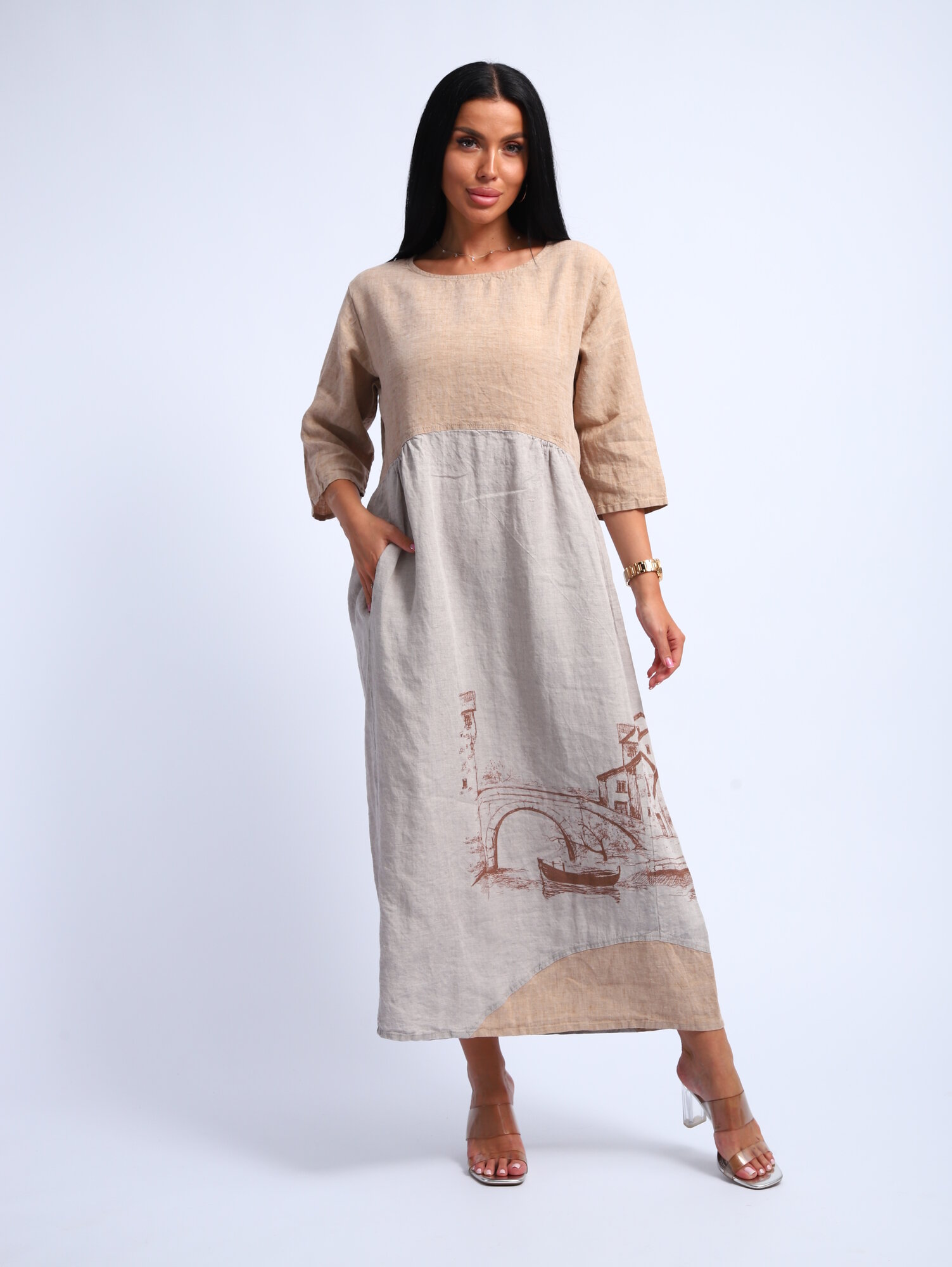 Платье Русский лён