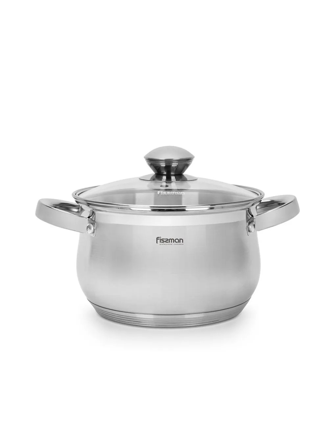 Кастрюля с крышкой из нержавеющей стали FISSMAN FELINA 5346, объём 2,9 л, размер 18×11,5 см, прочная и удобная