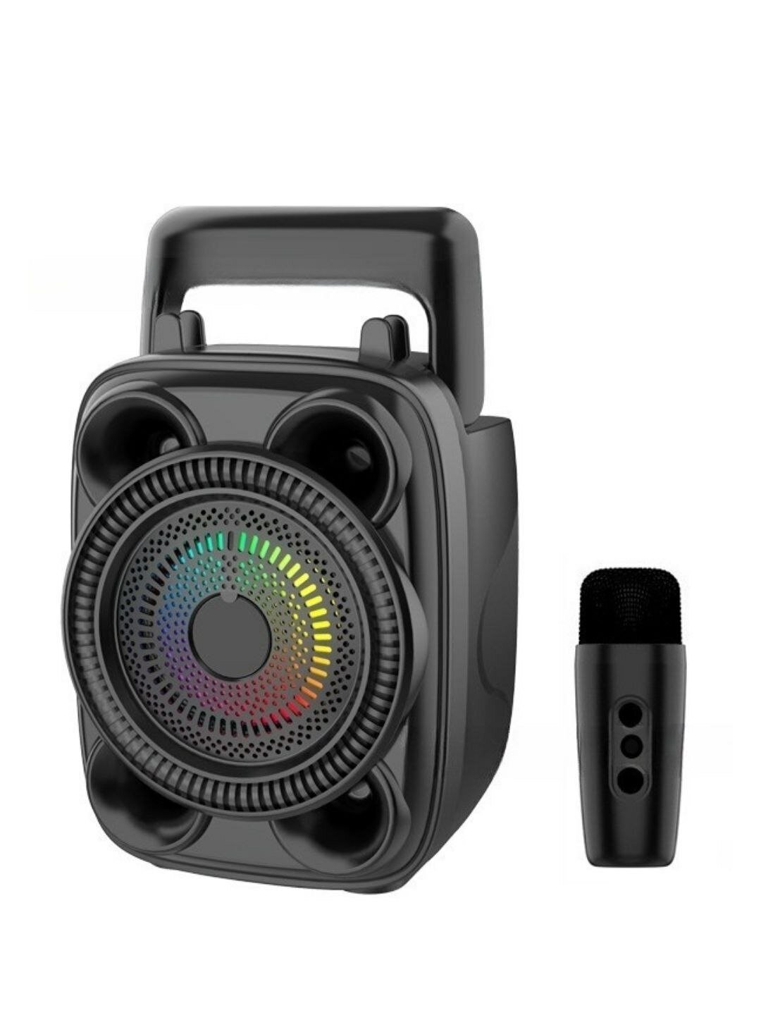 Беспроводная колонка AL-3103/AL-3187 с караоке, RGB-подсветкой, Bluetooth 5.0