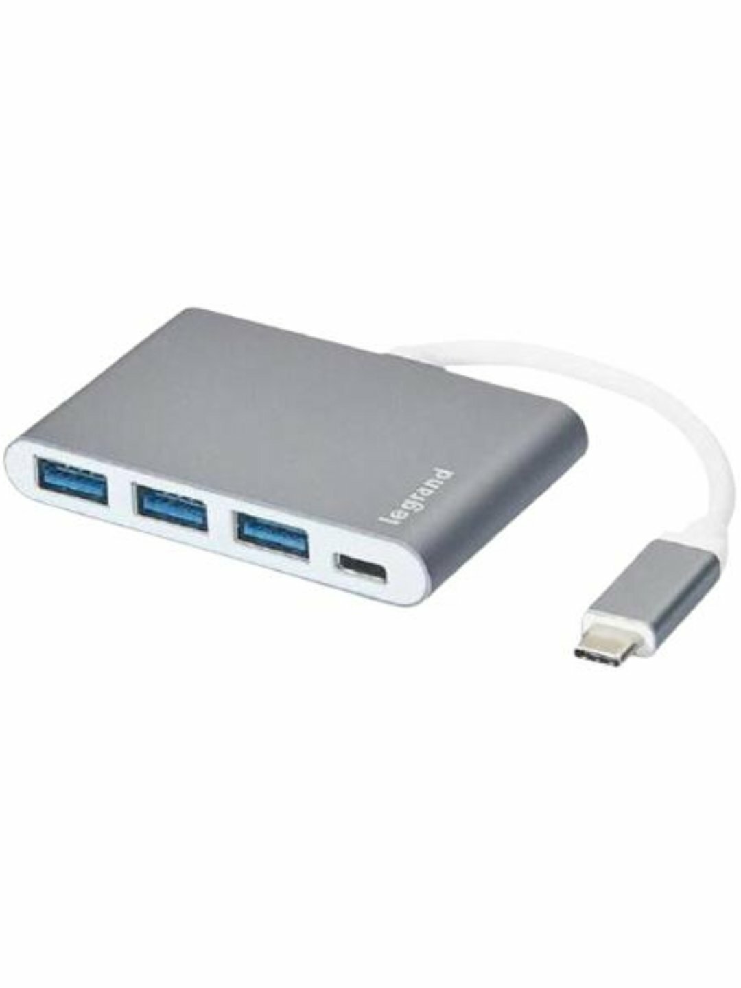Адаптер-концентратор USB Type-C HUB, USB-C → 3×USB-A + 1×USB-C — фото 1