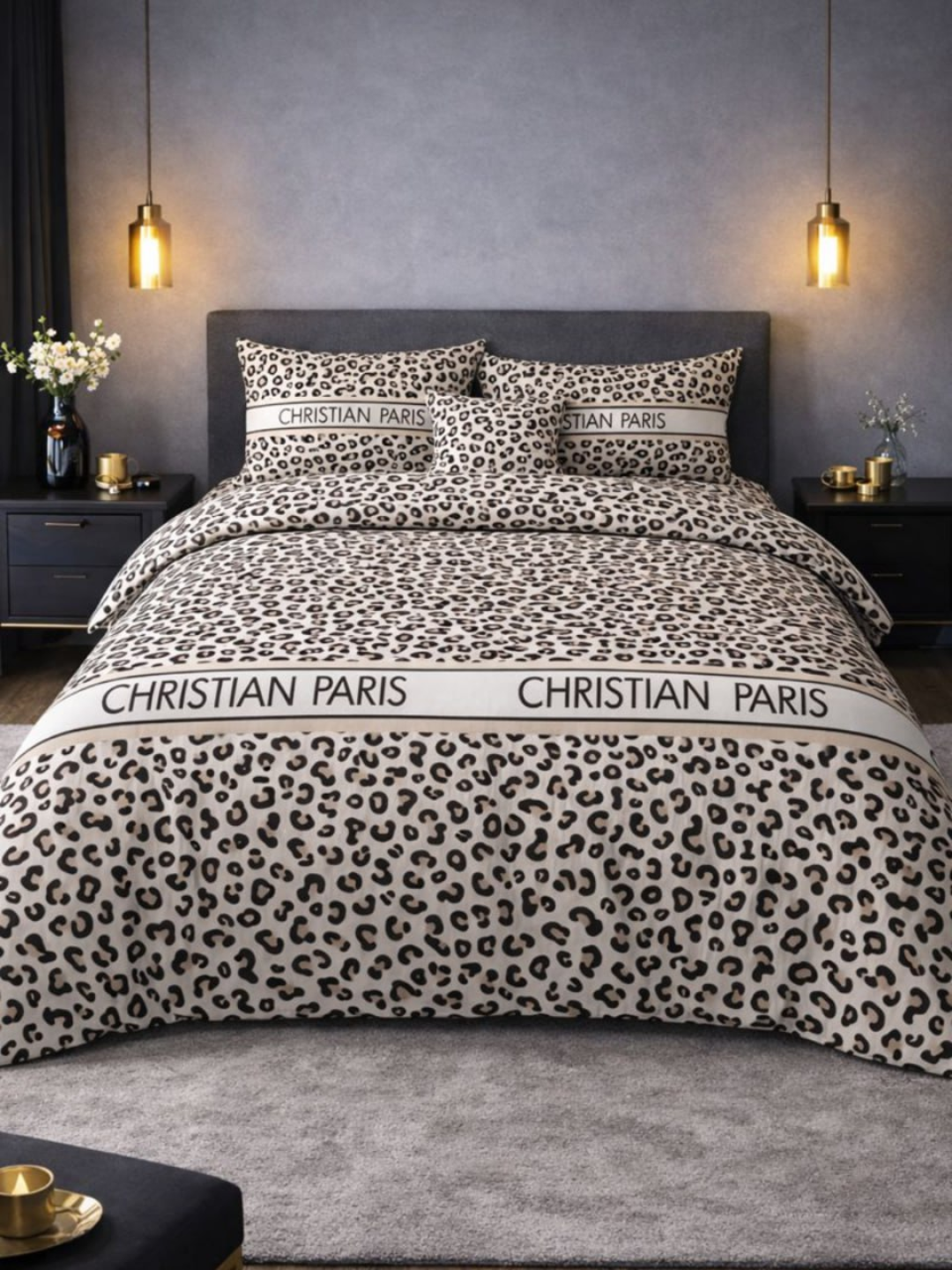 Качественный комплект постельного белья с узором — мягкий, стильный, идеален для спальни 140*220