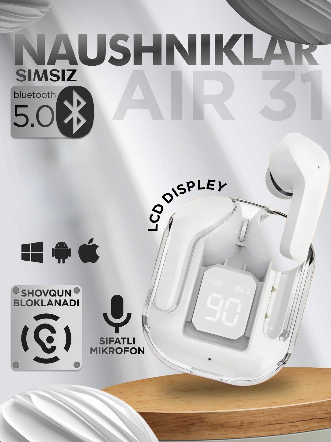 Беспроводные наушники Air 31/Беспроводные наушники Air 31