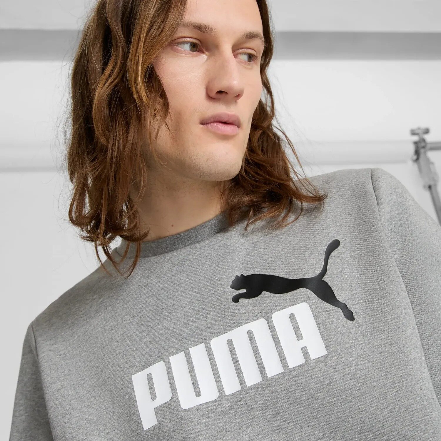 Свитшот PUMA ESS 2 COLOR No. 1 Logo Crew FL, размер M, , серый — фото 1