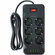 Сетевой удлинитель с USB Amper JH-1076U-2B 6 розеток, 4usb, 2Type...