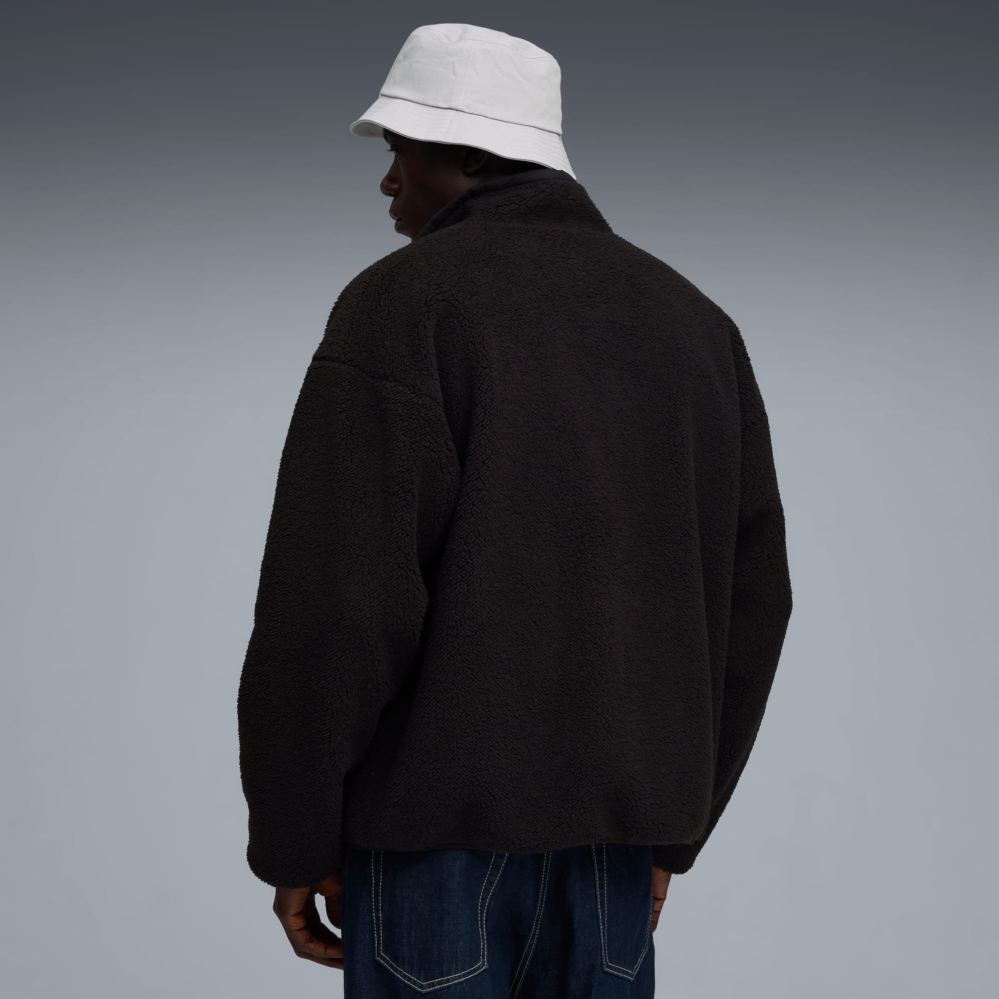 Куртка PUMA Reversible Hybrid Sherpa, размер XL, черный — фото 1