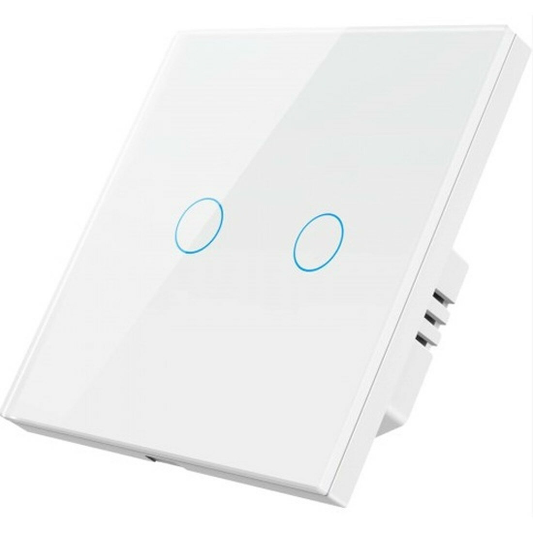 Умный Zigbee выключатель Roximo сенсорный, двухкнопочный, белый, SZSEN01-2W