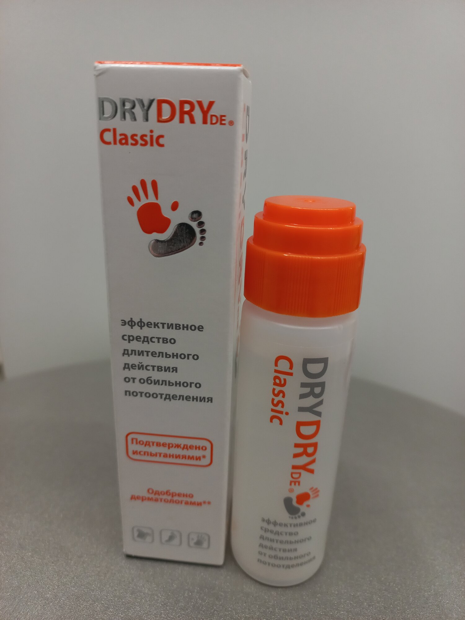 DRY DRY DE Classic  средство от пота и запаха пота для кожи 35 мл