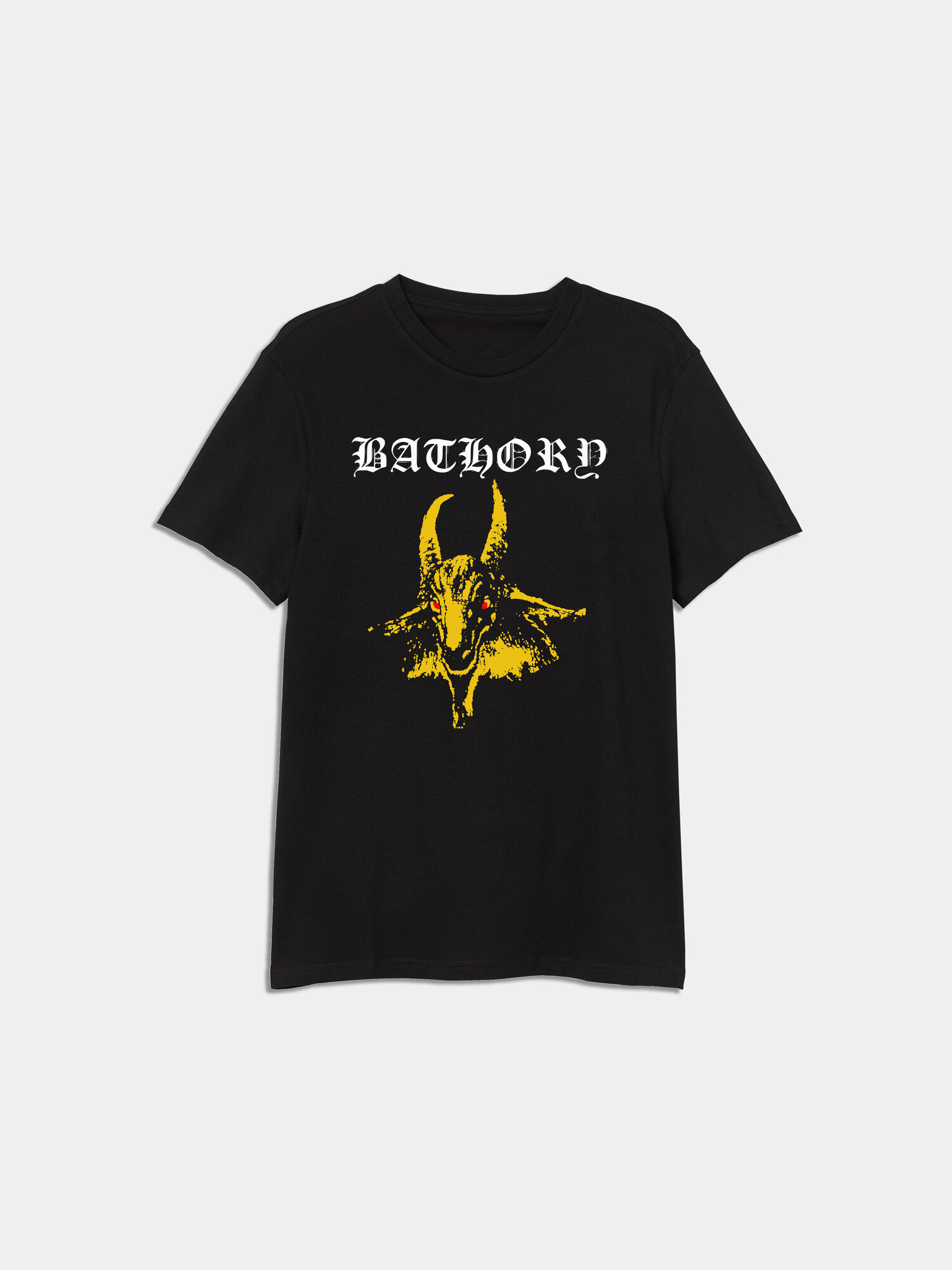 Футболка Bathory, 1 шт., размер 3XL, черный/белый/желтый